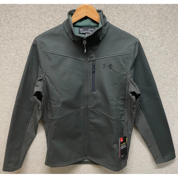 Under Armour Other - NWT Under Armour ColdGear Storm Mens Jacket Green Infrared Softshell Small